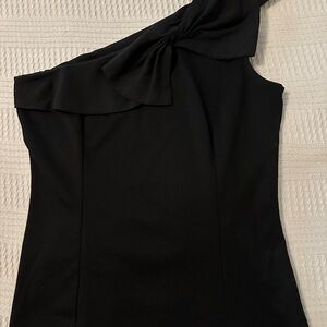 The Limited Black One-Shoulder Dress